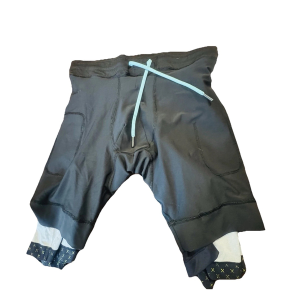 lululemon T.H.E. Short 9" Men Size:M Lined Dark Navy Athletic Gym Sport - Picture 8 of 13